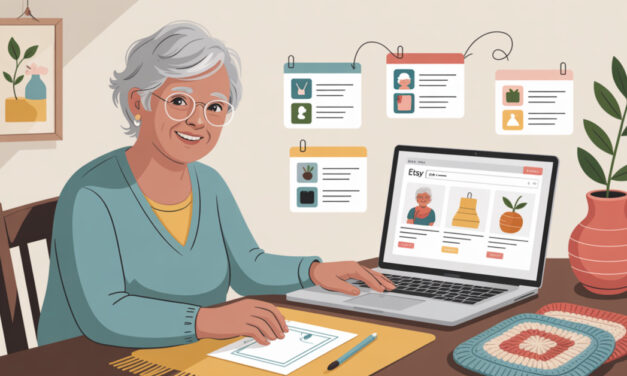 The Simple Sales Accelerator: A Retiree-Friendly Guide to Creating High-Converting Etsy Listings (Without the Stress)