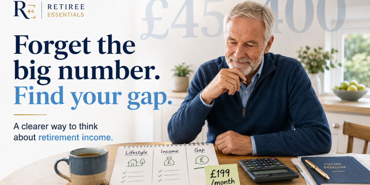How Much Do You Really Need to Retire? Forget £45,400, Find Your Personal Retirement Gap