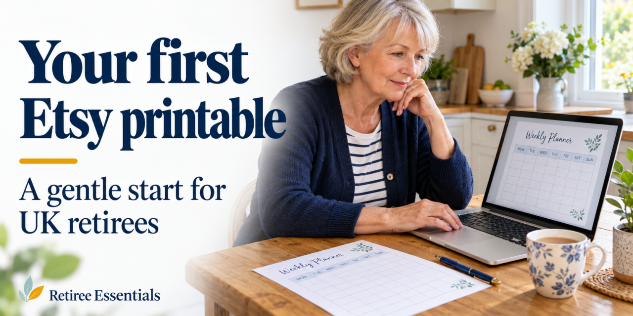 How to Sell Printables on Etsy UK: A Gentle Start for Retirees