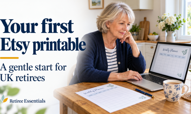 How to Sell Printables on Etsy UK: A Gentle Start for Retirees