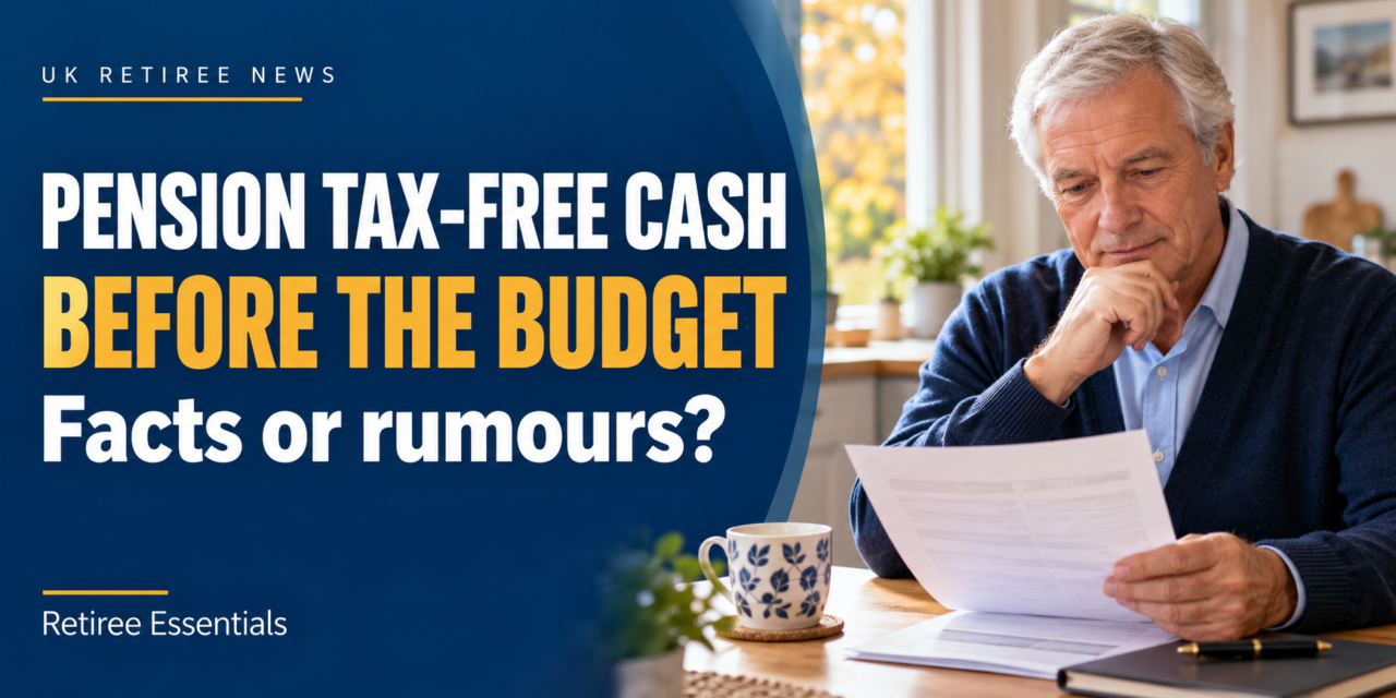 Pension Tax-Free Lump Sum: What’s Known Before the 2026 Budget